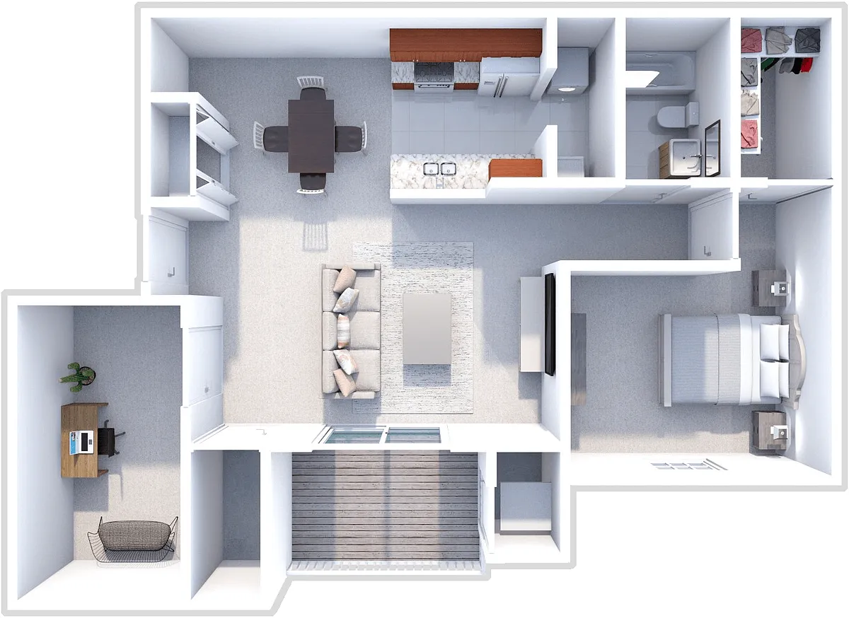 Floor plan The Breton