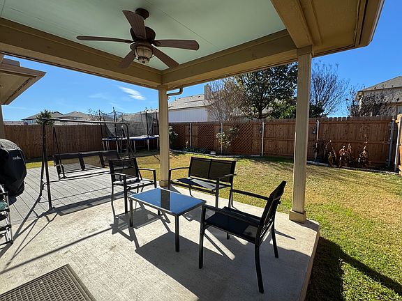 Backyard patio