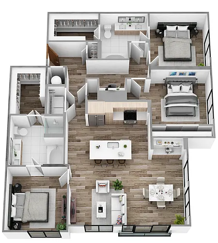 Floor plan Q