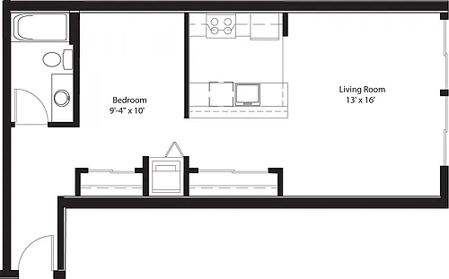 Floor plan Studio C
