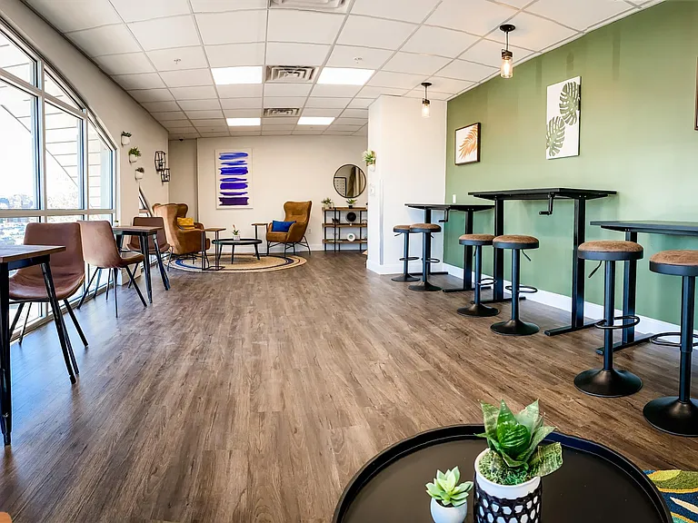 The Co-working lounge.