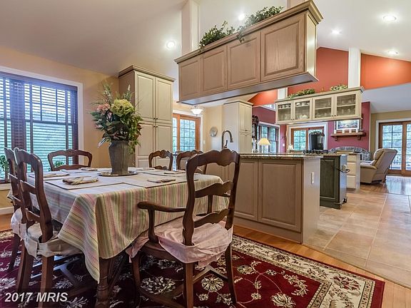 Dining area and view of great room