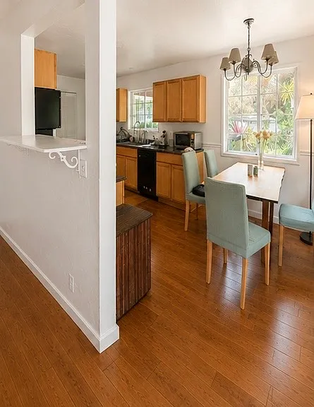 Kitchen and dining room