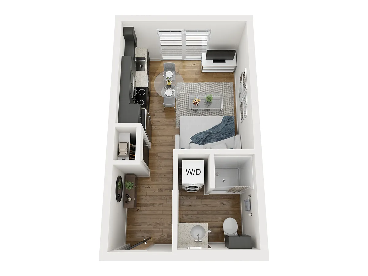 Floor plan Studio Type G