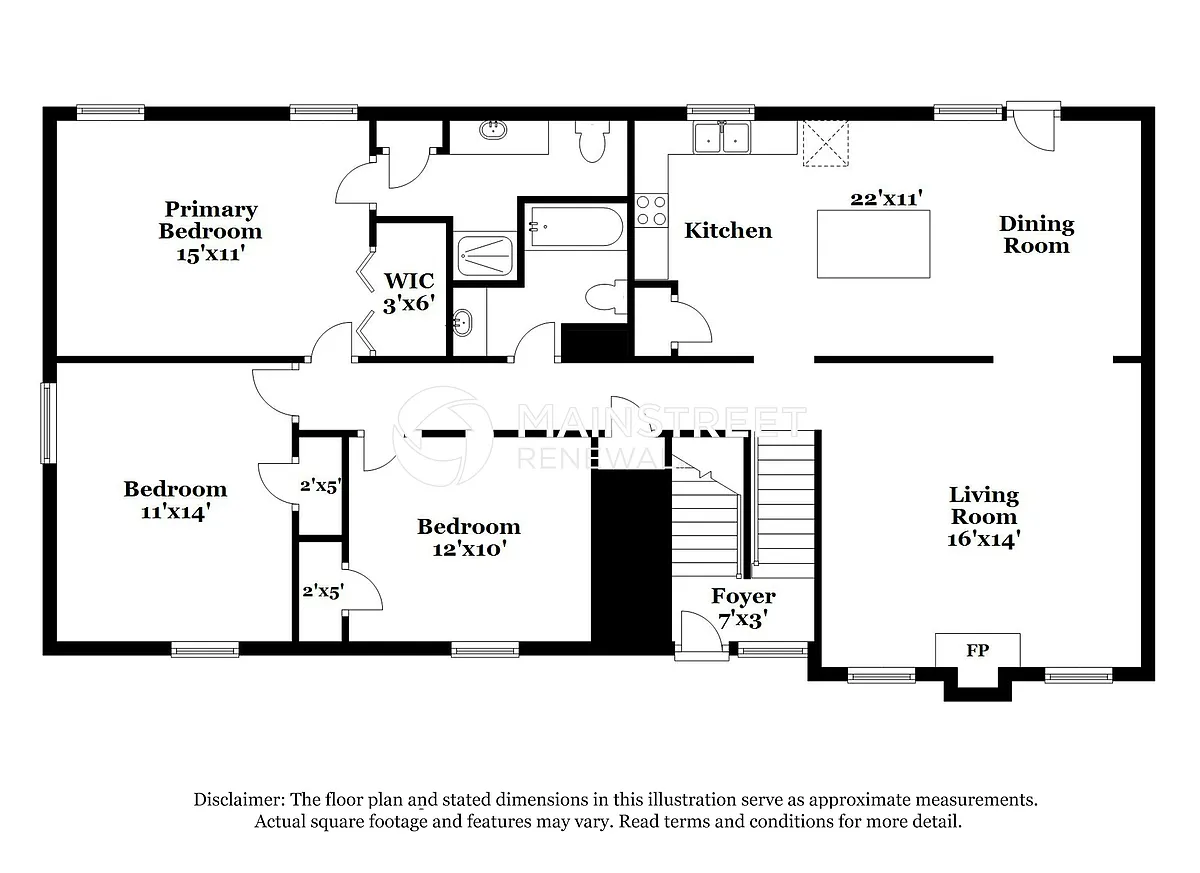 Floor Plan - 1306 Bunting Dr