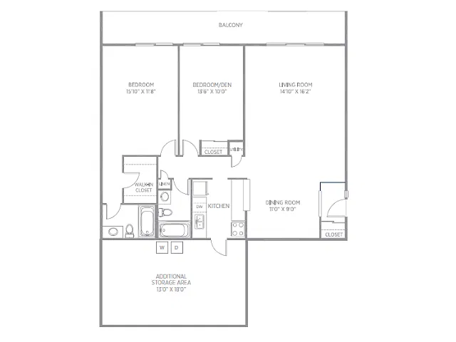 Floor plan 2HR