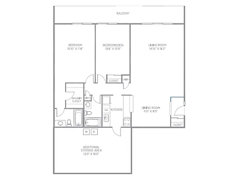Floor plan 2HR