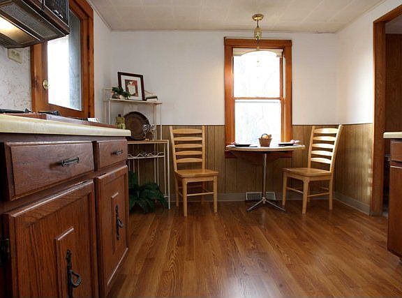 Kitchen and eating area