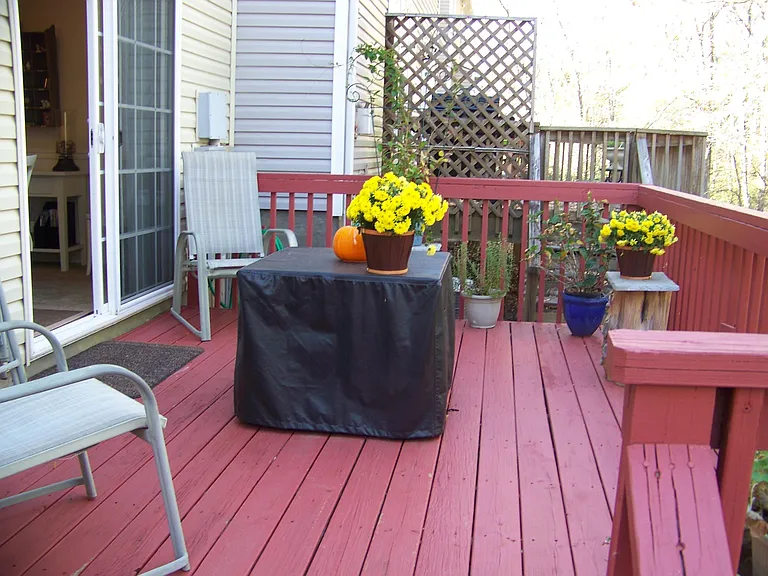 Backyard deck