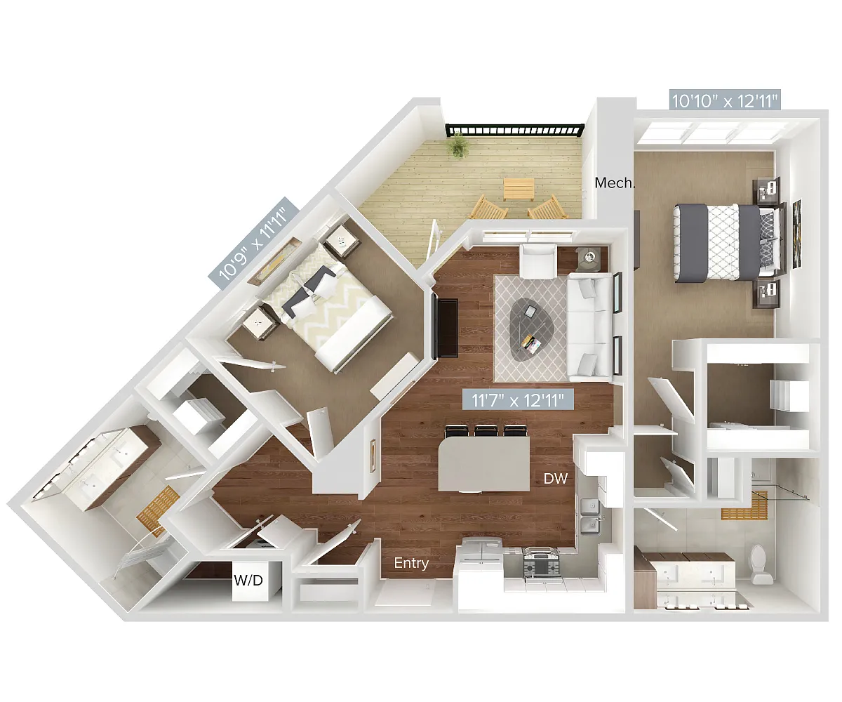 Floor plan B3-500