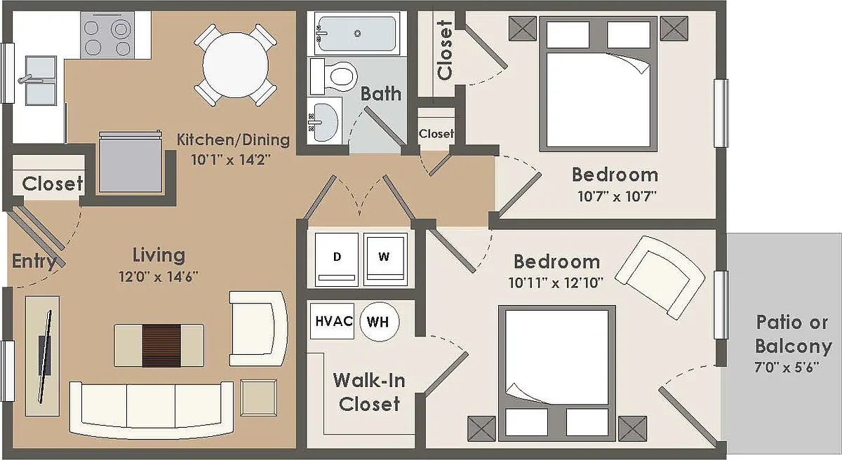 Floor plan Beach Chic Nottingham