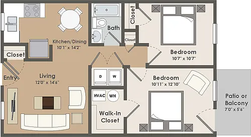 Floor plan Beach Chic Nottingham