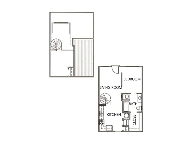 Floor plan La Salle (loft)