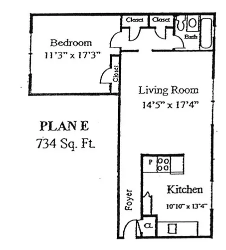 Floor plan E