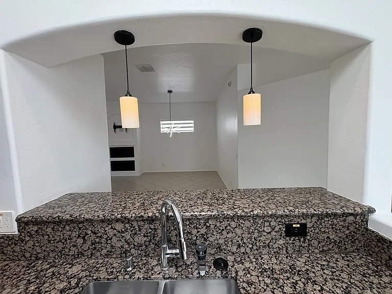 View from kitchen