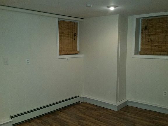 basement bedroom 2, new paint, full size double pane vinyl w