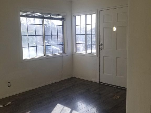 View of livingroom from the hallway.