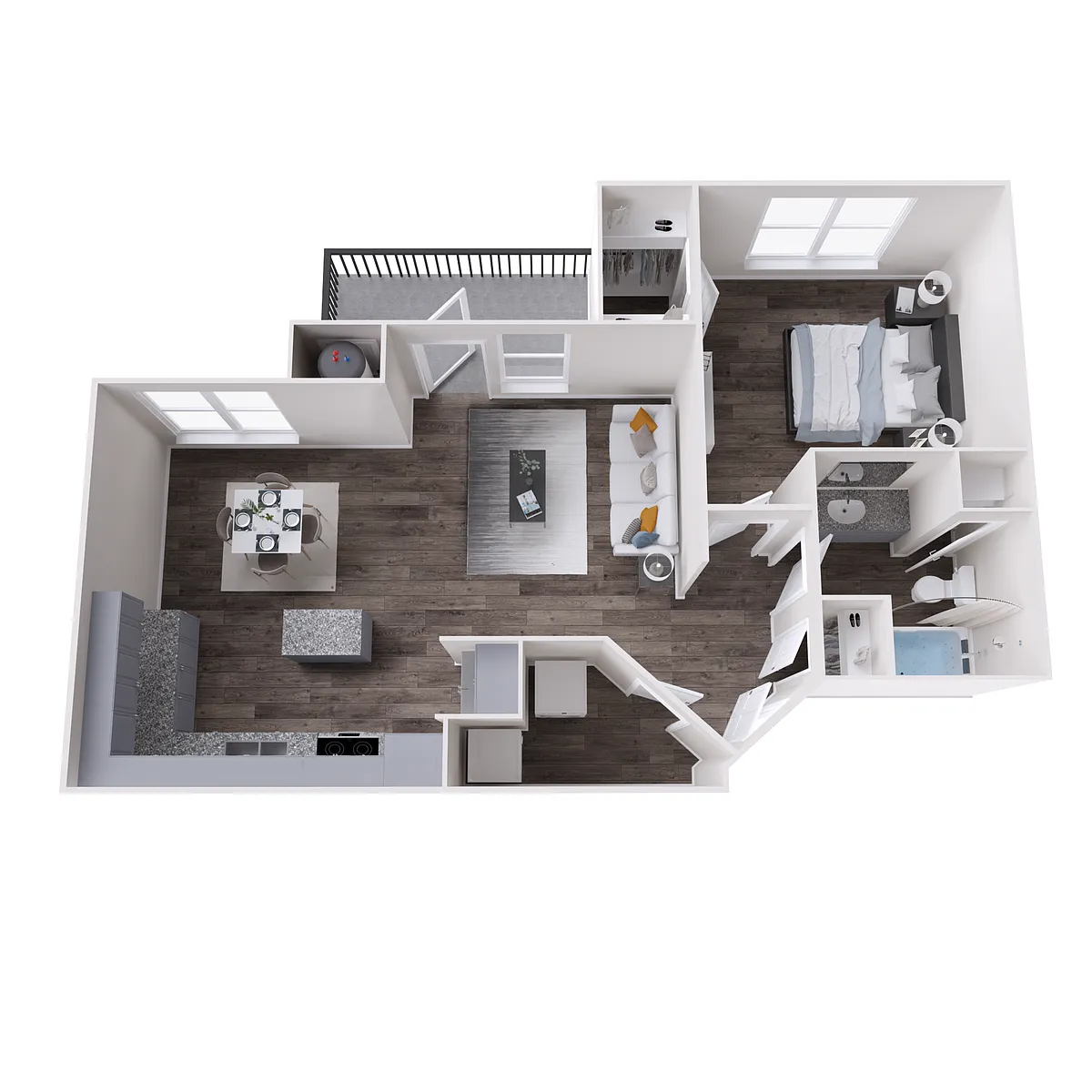 Floor plan A2 Canyon Renovated