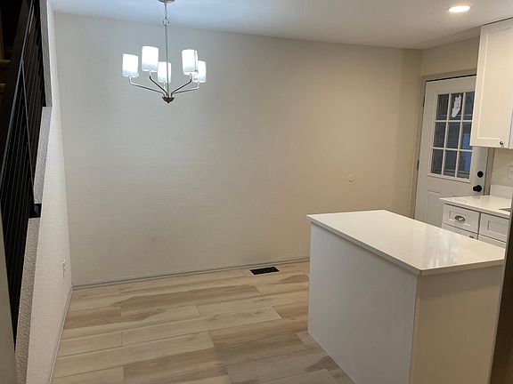 Eating area of kitchen