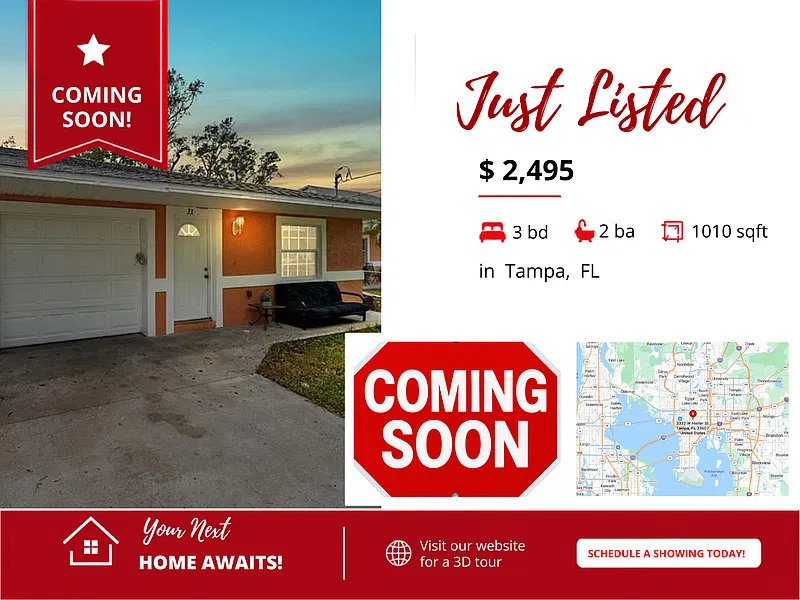 3 bed, 2.0 bath, 1010 sqft, $2,495 — Photo 1