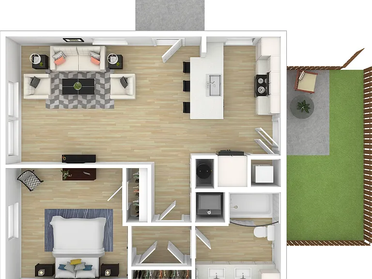 1 Bedroom Duplex 1 Bedroom Duplex