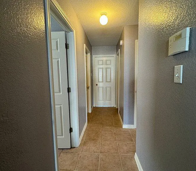 Very private layout for bedrooms on one side, and social areas of kitchen and living, dining on the other side