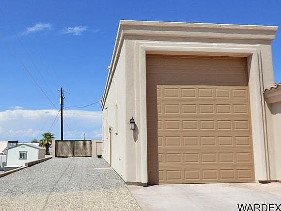 Concrete driveway beside R/V