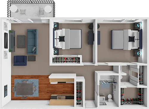 Floor plan The Meade