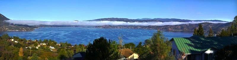 panoramic view from back decks