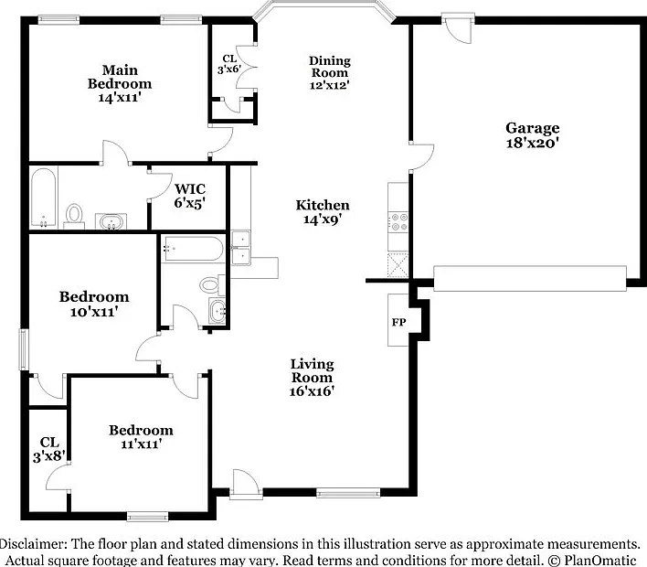 3 bed, 2.0 bath, 1217 sqft, $2,390 — Photo 2