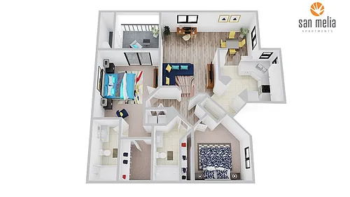 Floor plan Palm Breeze
