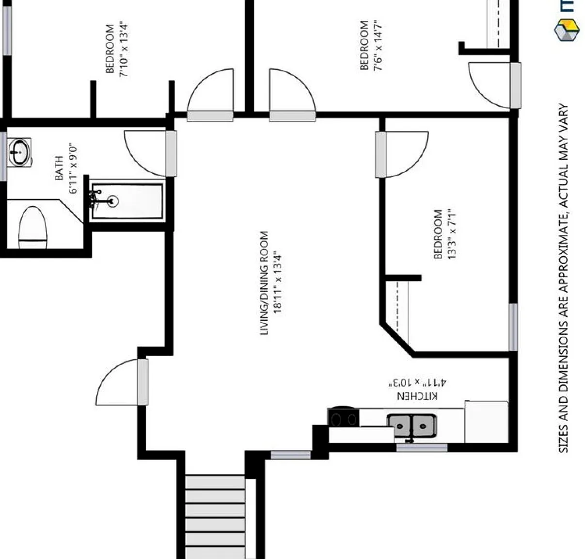 3 bed, 700 sqft, $2,700 — Photo 2
