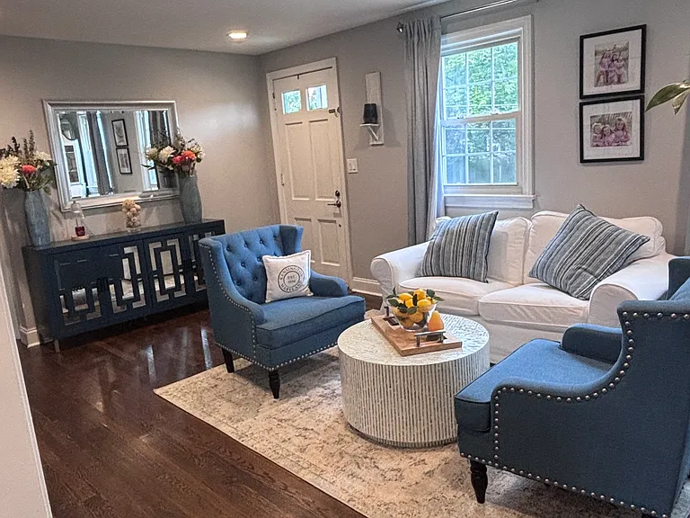 Living room off front door