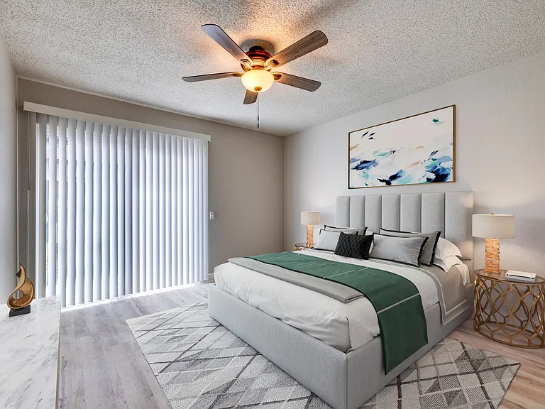 The Monica Apartments Bedroom