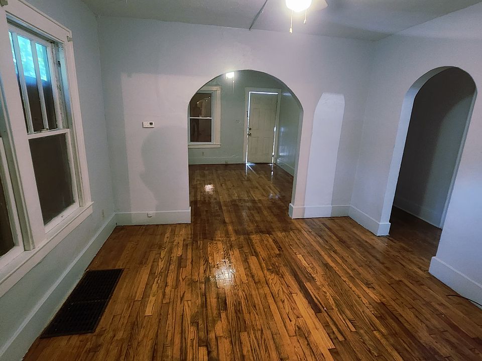 Living room and view of dining room