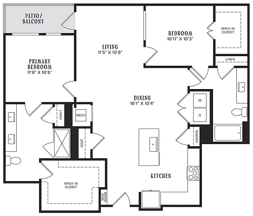 Floor plan B7