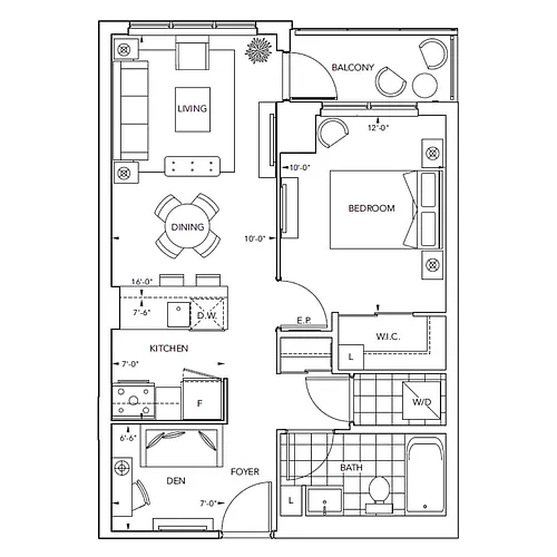 Floor plan 1012