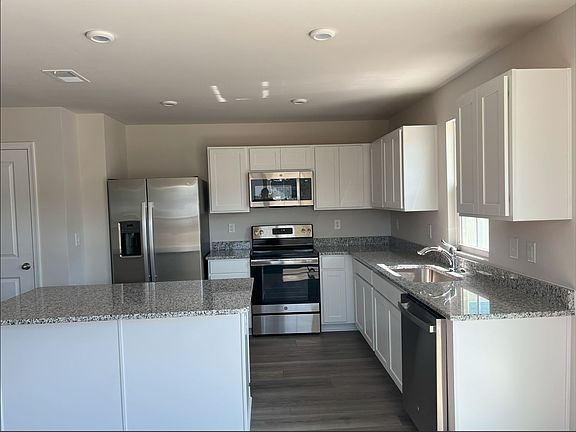 Kitchen with SS appliances