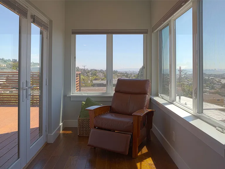 Primary bedroom reading nook/sun room