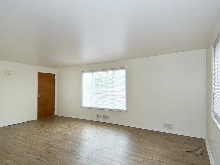 Spacious and bright living room.