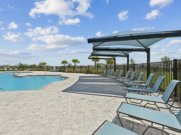 Pool Sundeck with Loungers