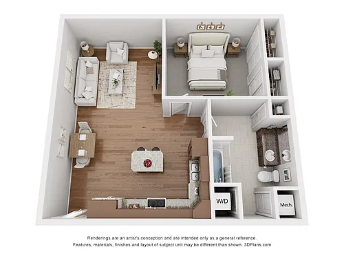 Floor plan 1X1