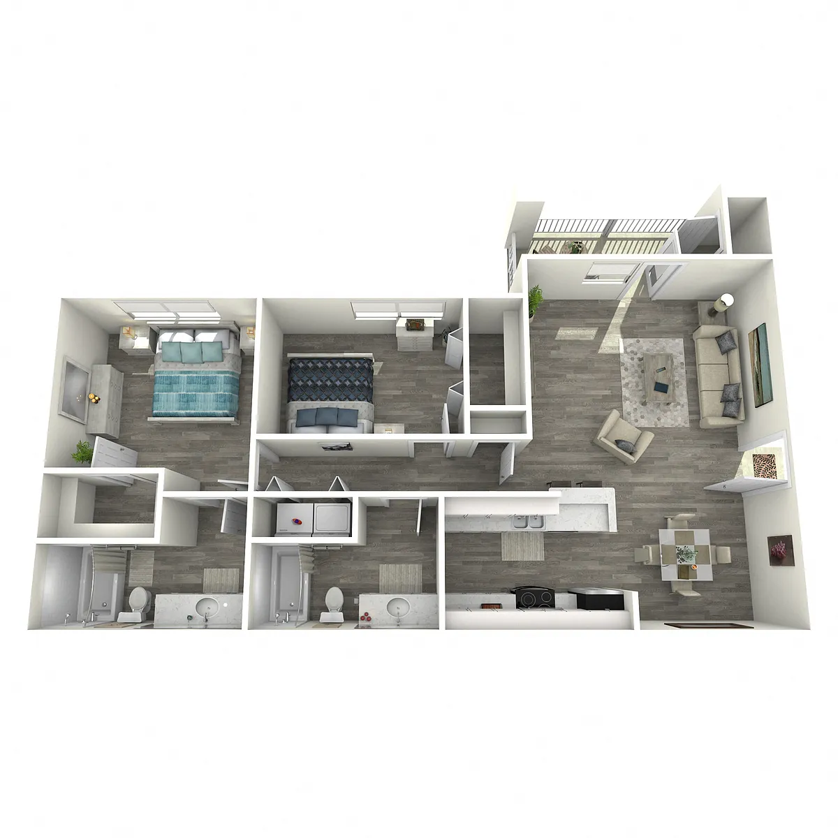 Floor plan B1