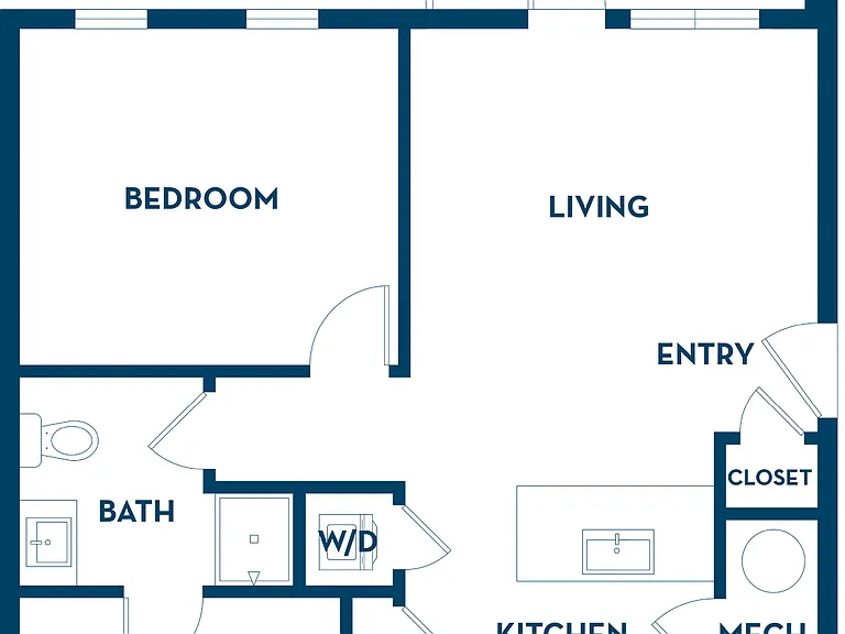 1 Bedroom | 1 Bath | 705 SF 1 Bedroom | 1 Bath | 705 SF