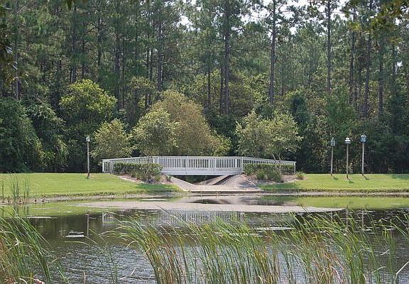 community pond w/ walking trails