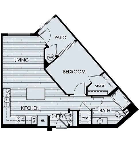 Floor plan Vantis Plan 1B