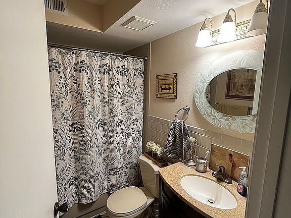 Hallway bathroom