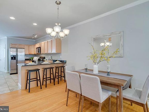 Dining area and kitchen