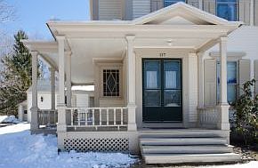 Welcoming wrap around porch