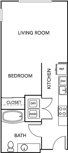 Floor plan Cascade A1 Type A